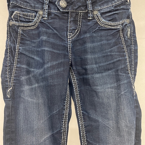 NEW Silver Jeans Tuesday Mid Rise Skinny Jean 25 - Picture 3 of 7